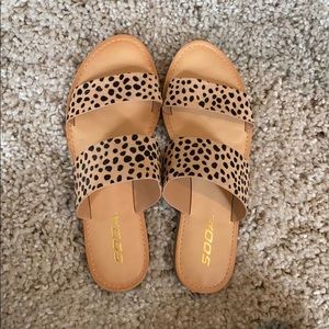 Arden Sandal Spotted Leopard